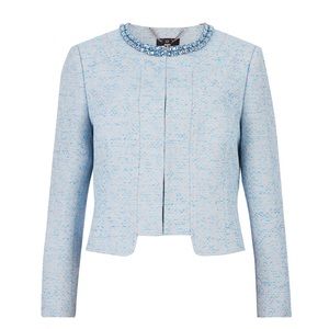 Ted Baker Crystal Collar Jacket // Size 2